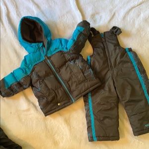 Boys 18 month snow suit and coats